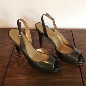 Peep toe D’orsay Slingback Guess Heels